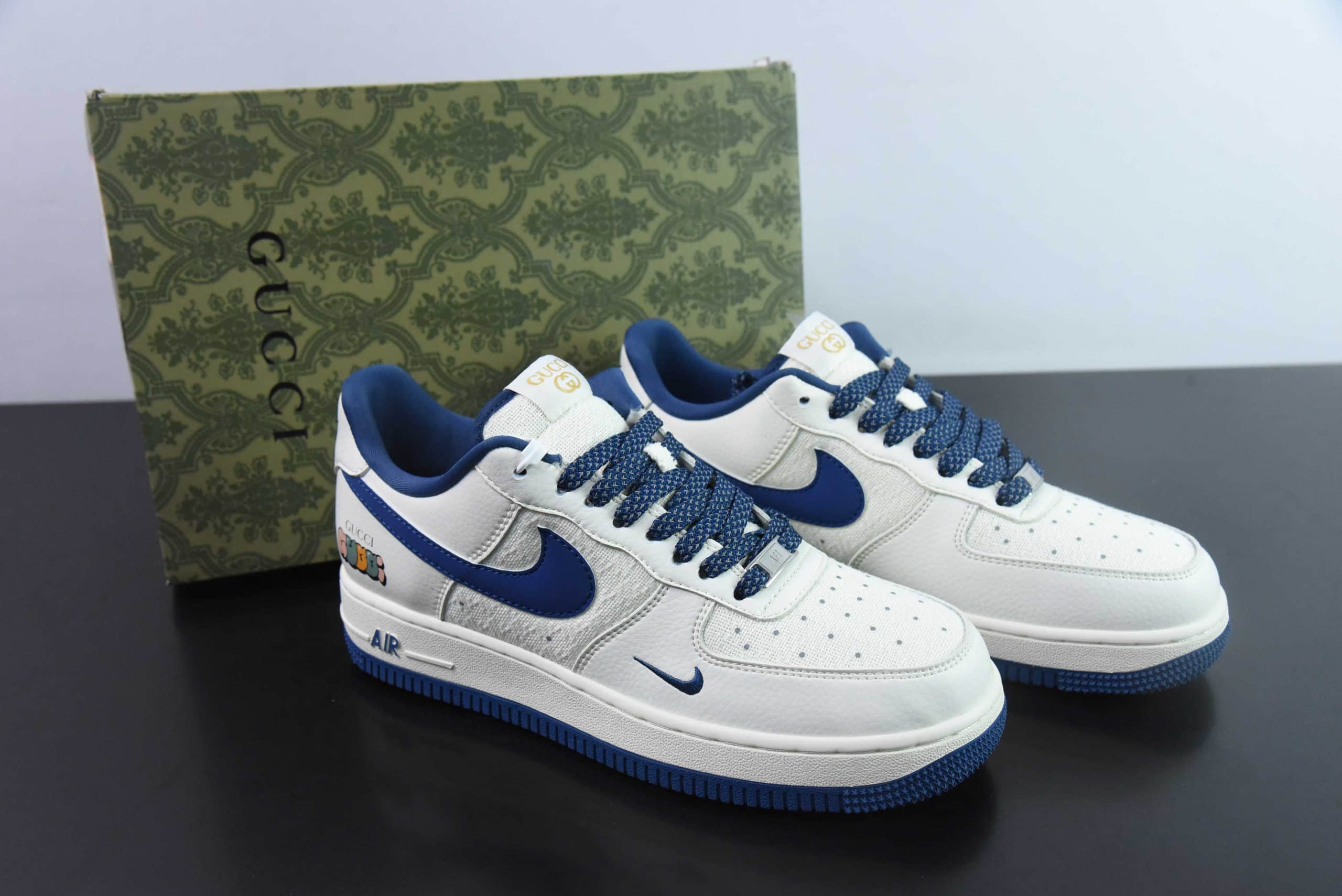 耐克NIke Air Force 1 '07 Low “古驰联名米蓝亚麻”空军一号低帮休闲板鞋纯原版本 货号：XZ3398-788