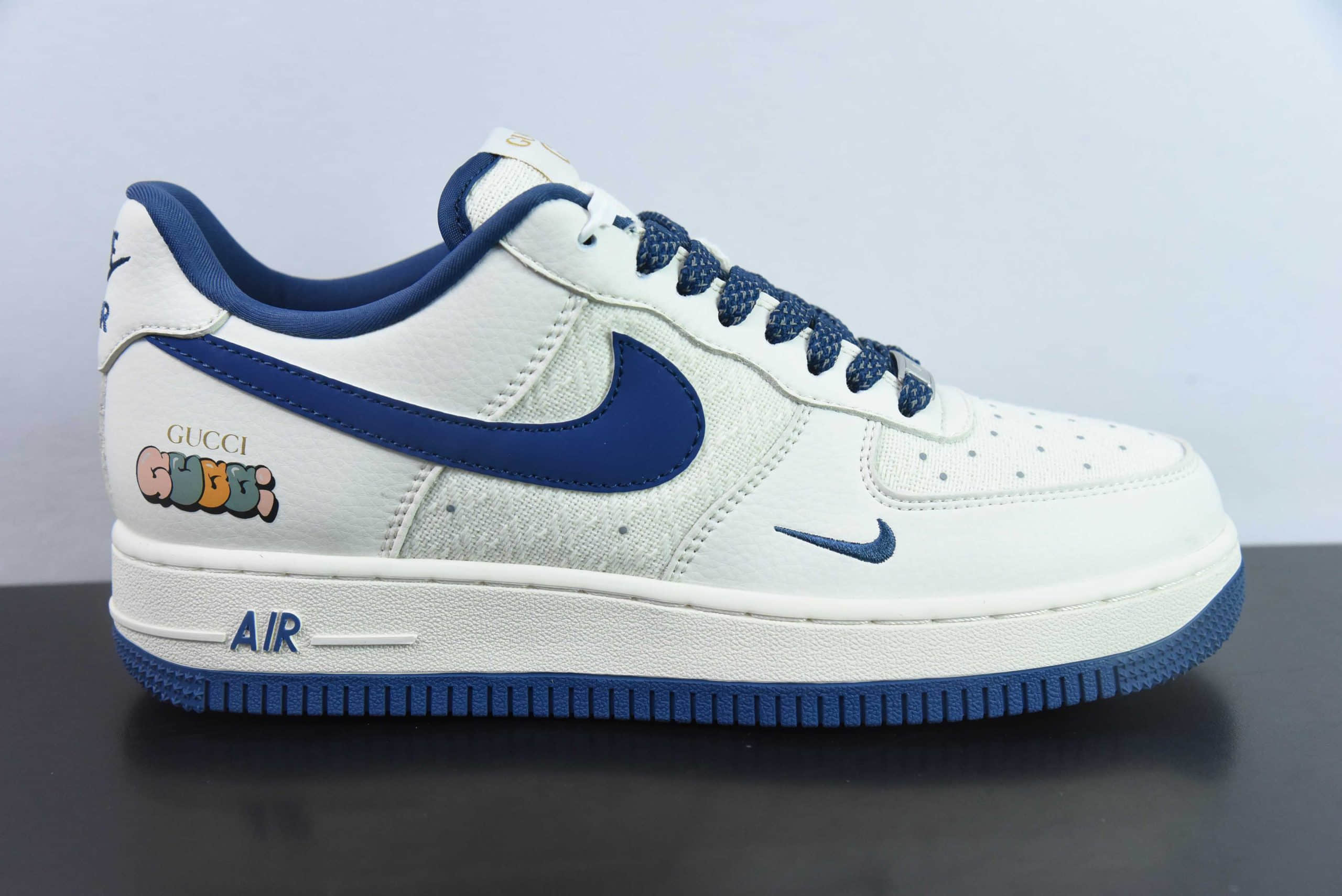 耐克NIke Air Force 1 '07 Low “古驰联名米蓝亚麻”空军一号低帮休闲板鞋纯原版本 货号：XZ3398-788