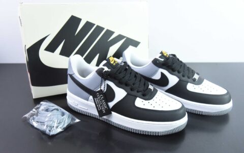 耐克Nike Air Force 1 AF1黑白灰空军一号低帮休闲板鞋纯原版本 货号：FB7162-081