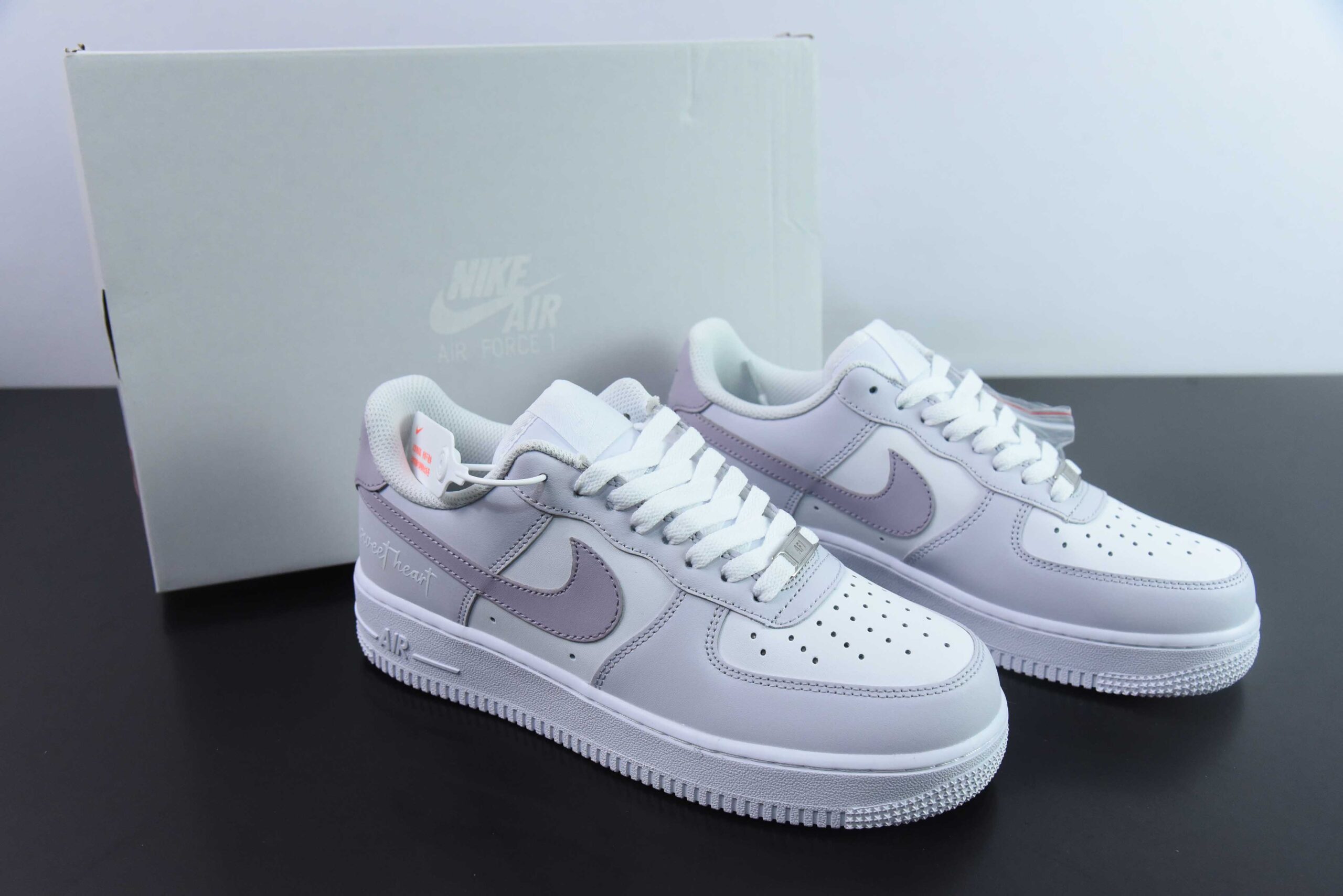 耐克Nike Air Force 1´07 Low 白紫空军一号低帮百搭休闲运动板鞋纯原版本 货号：DY8899-004 