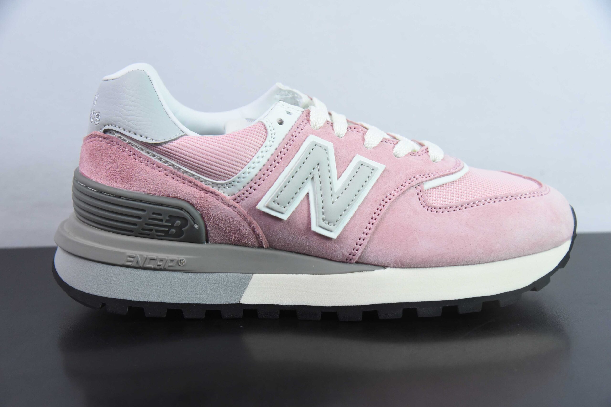 新百伦New Balance U574灰粉低帮复古休闲运动慢跑鞋纯原版本 货号：U574LGOP 