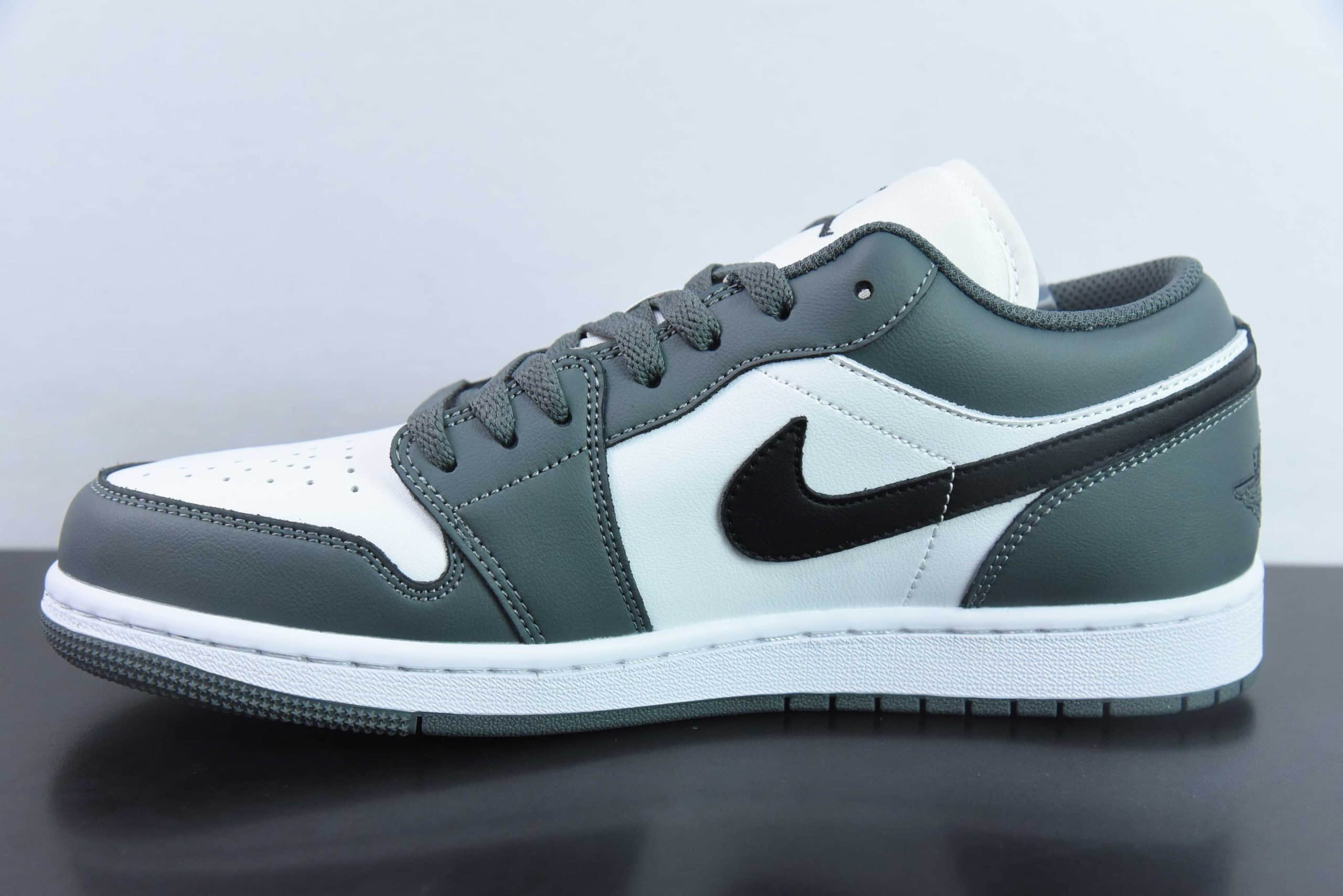 乔丹Air Jordan 1 Low AJ1黑灰低帮文化篮球鞋纯原版本 货号：553560-152 