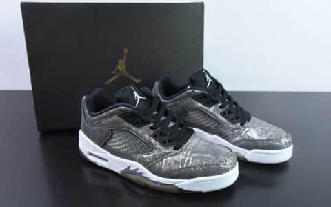 乔丹Air Jordan 5 Low Premium ASG AJ5乔5灰银配色低帮篮球鞋纯原版本 货号：819951-003