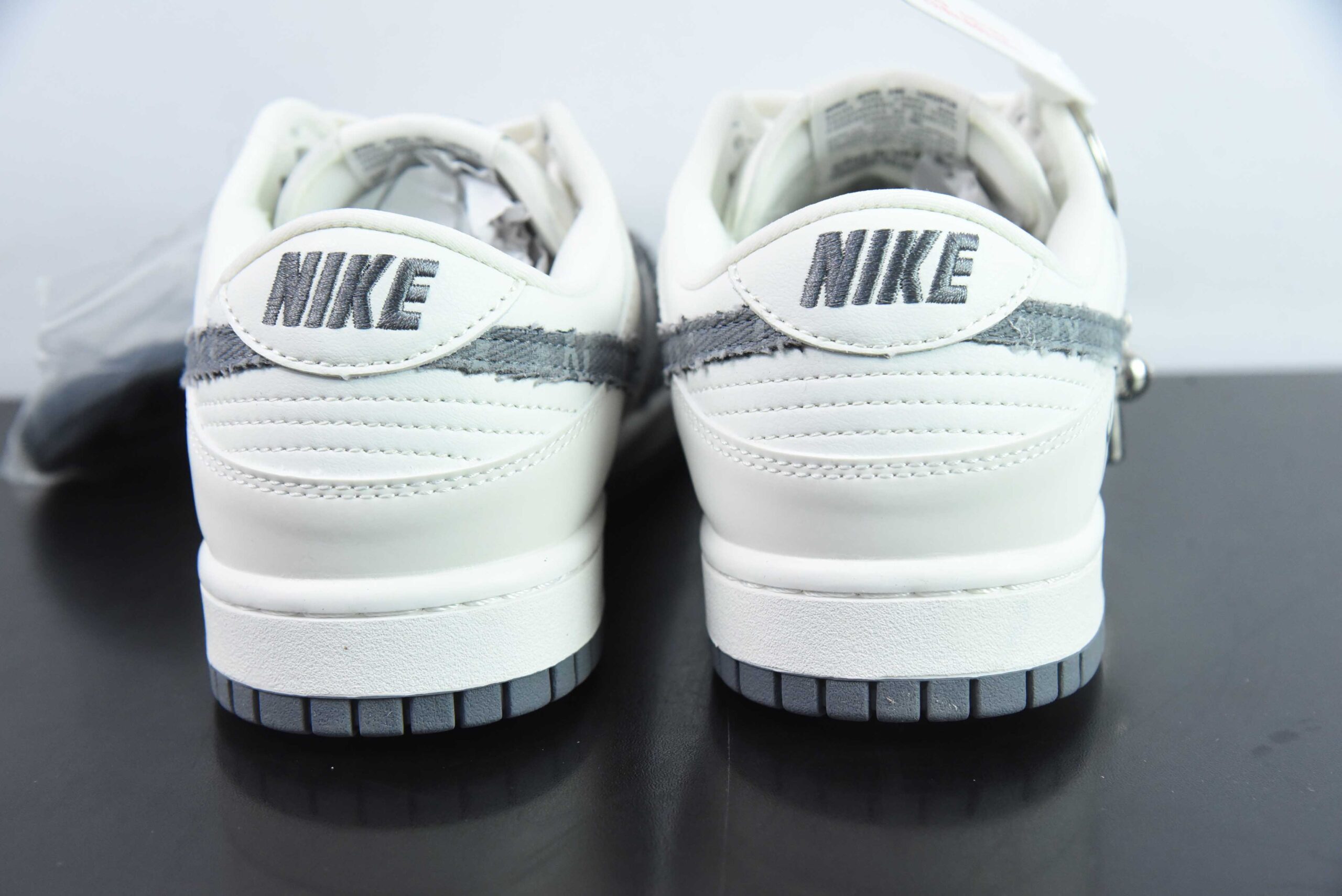 耐克Nike SB Dunk Low“MLB联名灰牛仔”周年高端定制SB低帮休闲板鞋纯原版本 货号：DQ1098-347