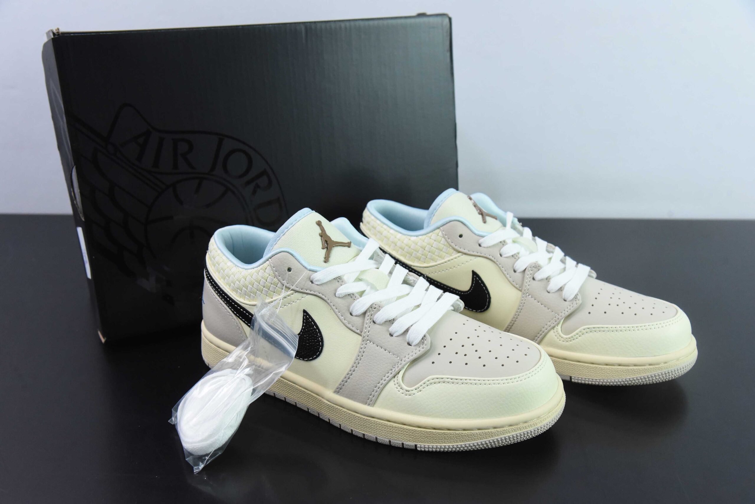 乔丹Air Jordan 1 Low AJ1乔1沙土风低帮复古篮球鞋纯原版本 货号：HQ3440-101 