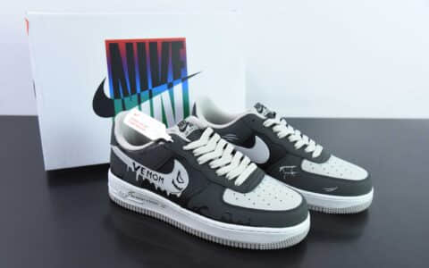 耐克Nike Air Force 1 Low “Venom Ⅱ”漫威系列 “毒液二代” 空军一号低帮休闲板鞋纯原版本 货号：CW6718-777