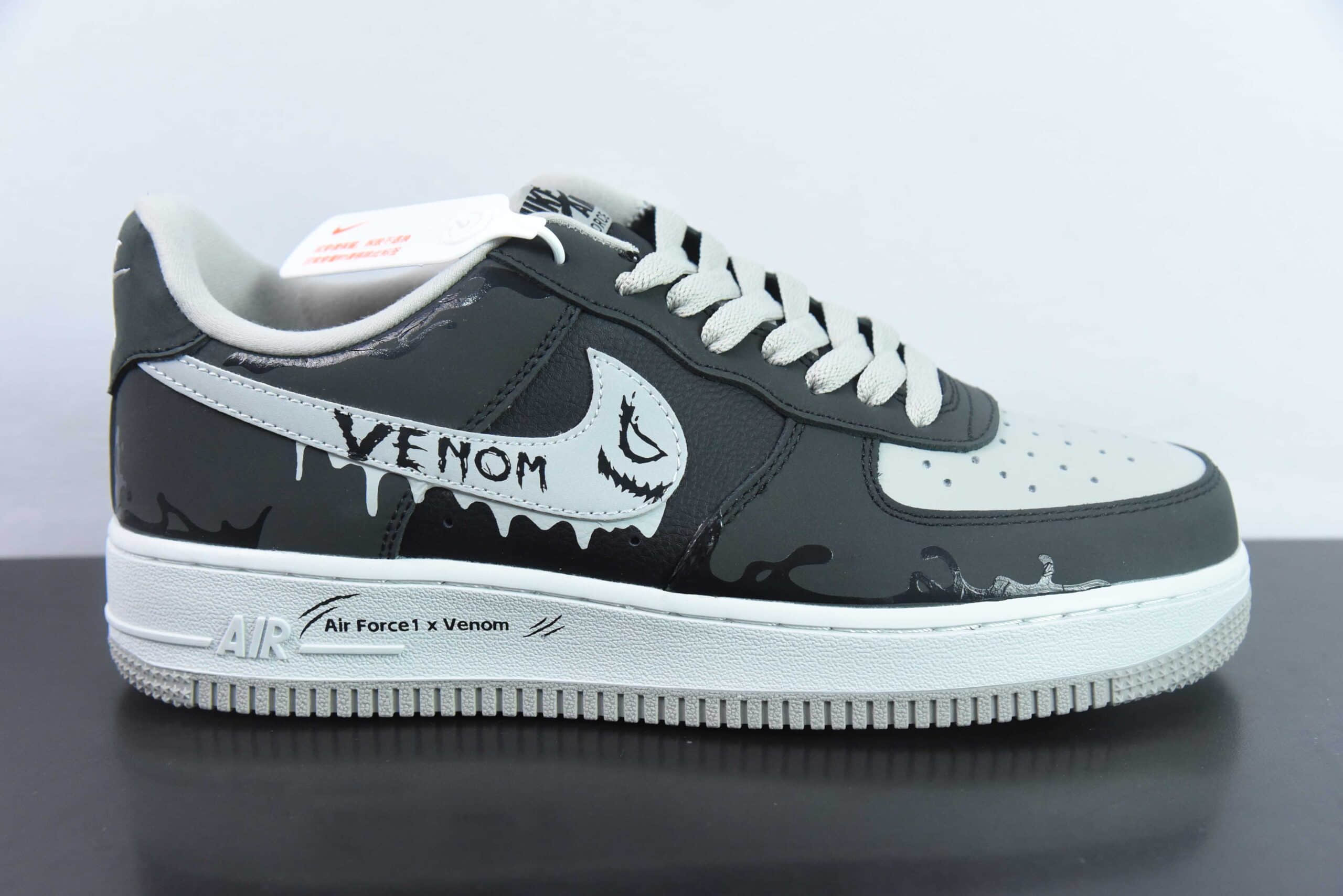 耐克Nike Air Force 1 Low “Venom Ⅱ”漫威系列 “毒液二代” 空军一号低帮休闲板鞋纯原版本 货号：CW6718-777 