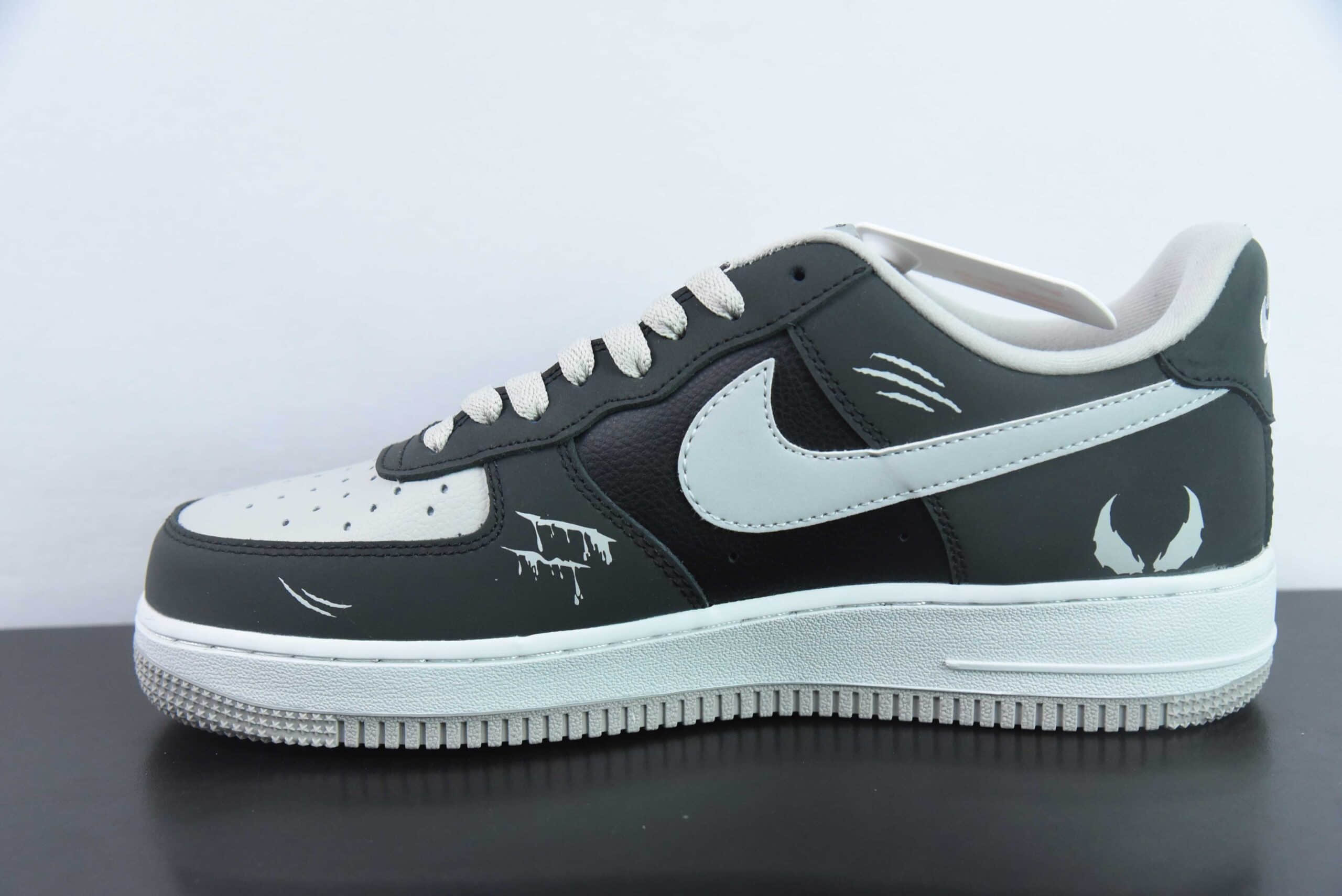 耐克Nike Air Force 1 Low “Venom Ⅱ”漫威系列 “毒液二代” 空军一号低帮休闲板鞋纯原版本 货号：CW6718-777 