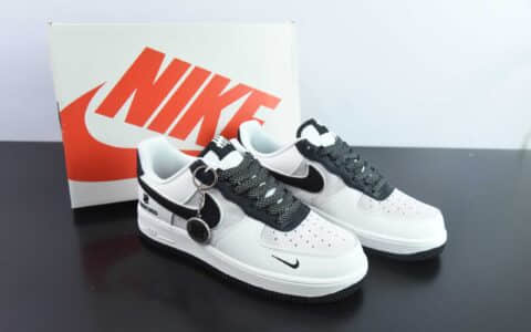 耐克Nike Air Force 1'07 Low UN联名猪八米黑空军一号低帮休闲板鞋纯原版本 货号：KK1988-003