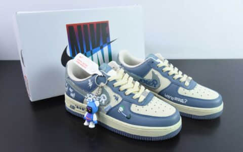 耐克Nike Air Force 1 Low 万圣节鬼火小丑空军一号低帮休闲板鞋纯原版本 货号：XL2321-333