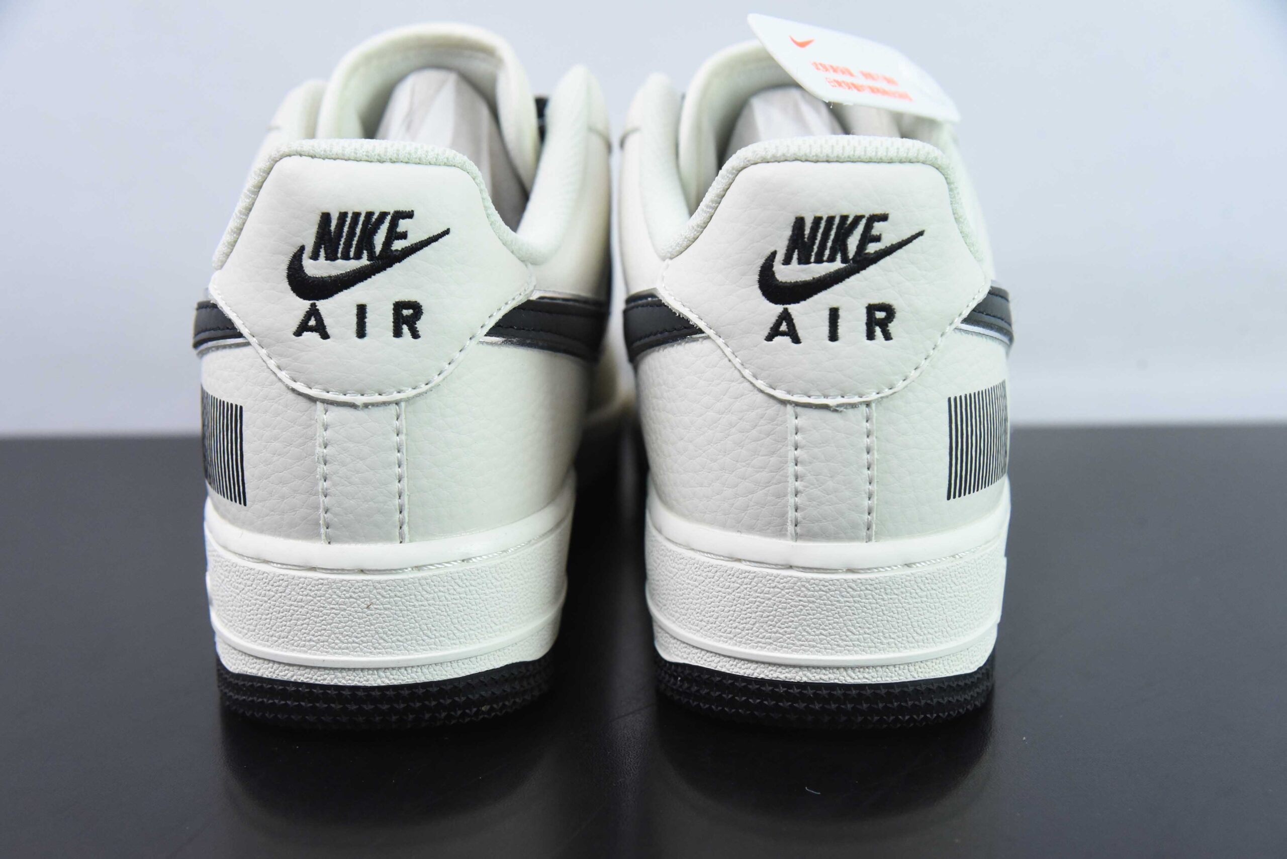 耐克Nike Air Force 1 Low '07 “二维码”米黑满天星低帮空军一号休闲板鞋纯原版本 货号：CU1836-962