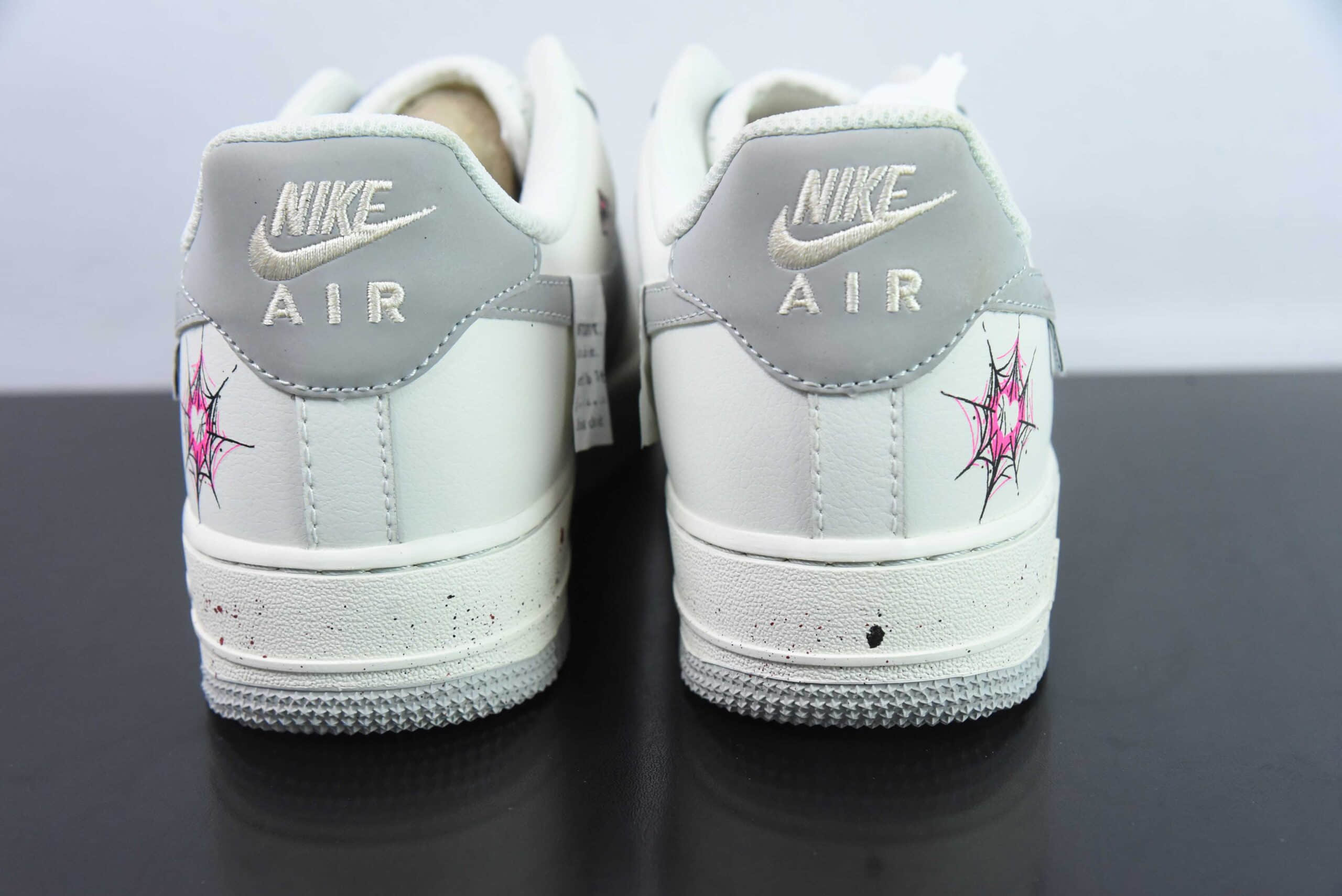 耐克Nike Air Force 1'07 Low Mercury Spider 万圣节主题水银蜘蛛空军一号低帮休闲板鞋纯原版本 货号：FB1893-333 