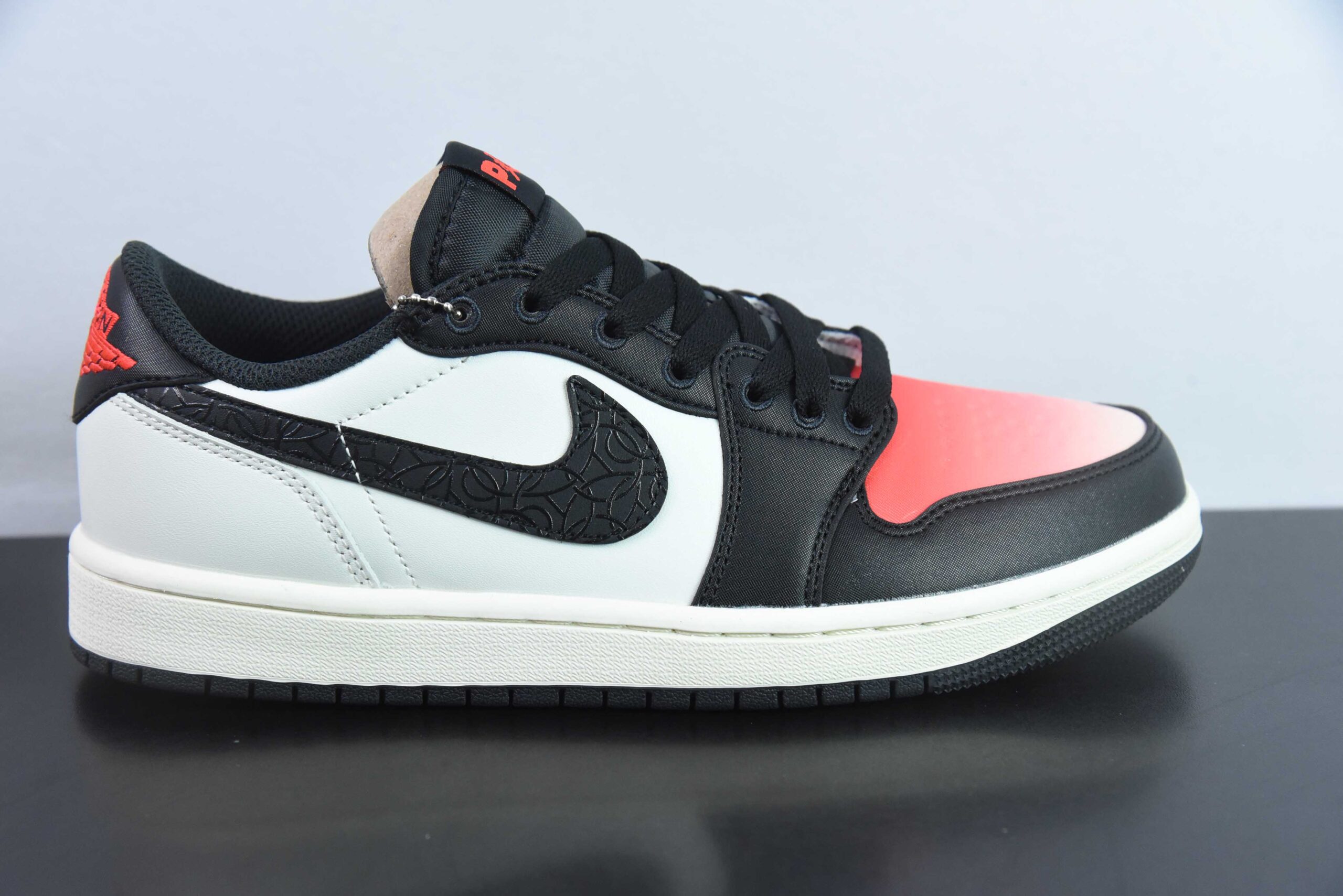 乔丹Air Jordan 1 Low AJ1乔1渐变中国红低帮文化休闲板鞋纯原版本 货号：HF8828-100