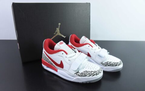 乔丹Air Jordan Legacy 312 Low全新配色白红低帮复古文化篮球鞋纯原版本 货号：FQ7827-106