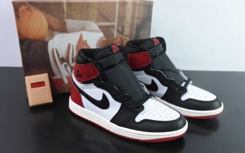 乔丹Air Jordan 1 High OG Black Toe Reimagined AJ1乔1全新黑脚趾高帮复古文化篮球鞋纯原版本 货号：DZ5485-106