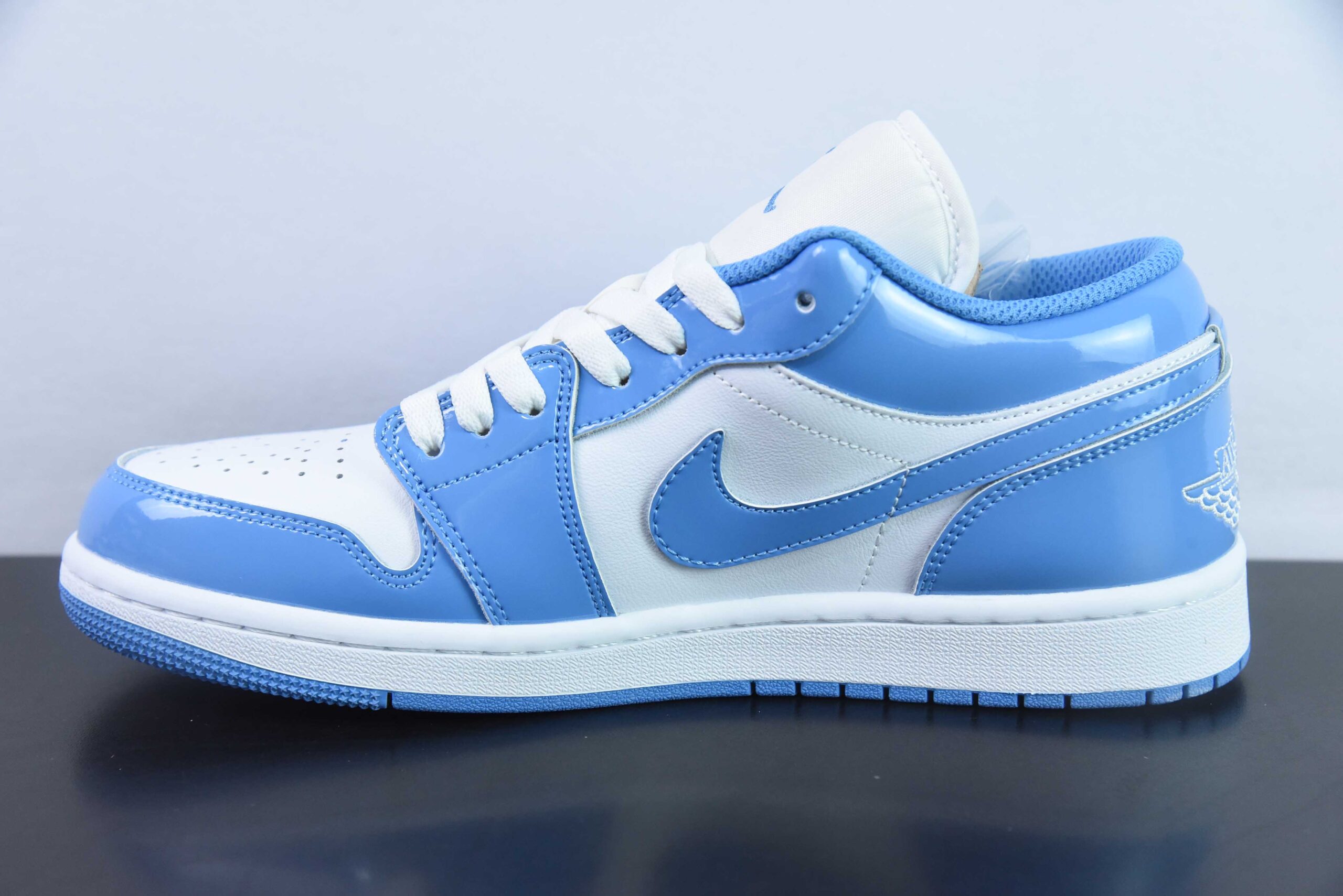 乔丹Air Jordan 1 Low AJ1乔1漆皮蓝文化低帮休闲板鞋纯原版本 货号：FZ2138-114 