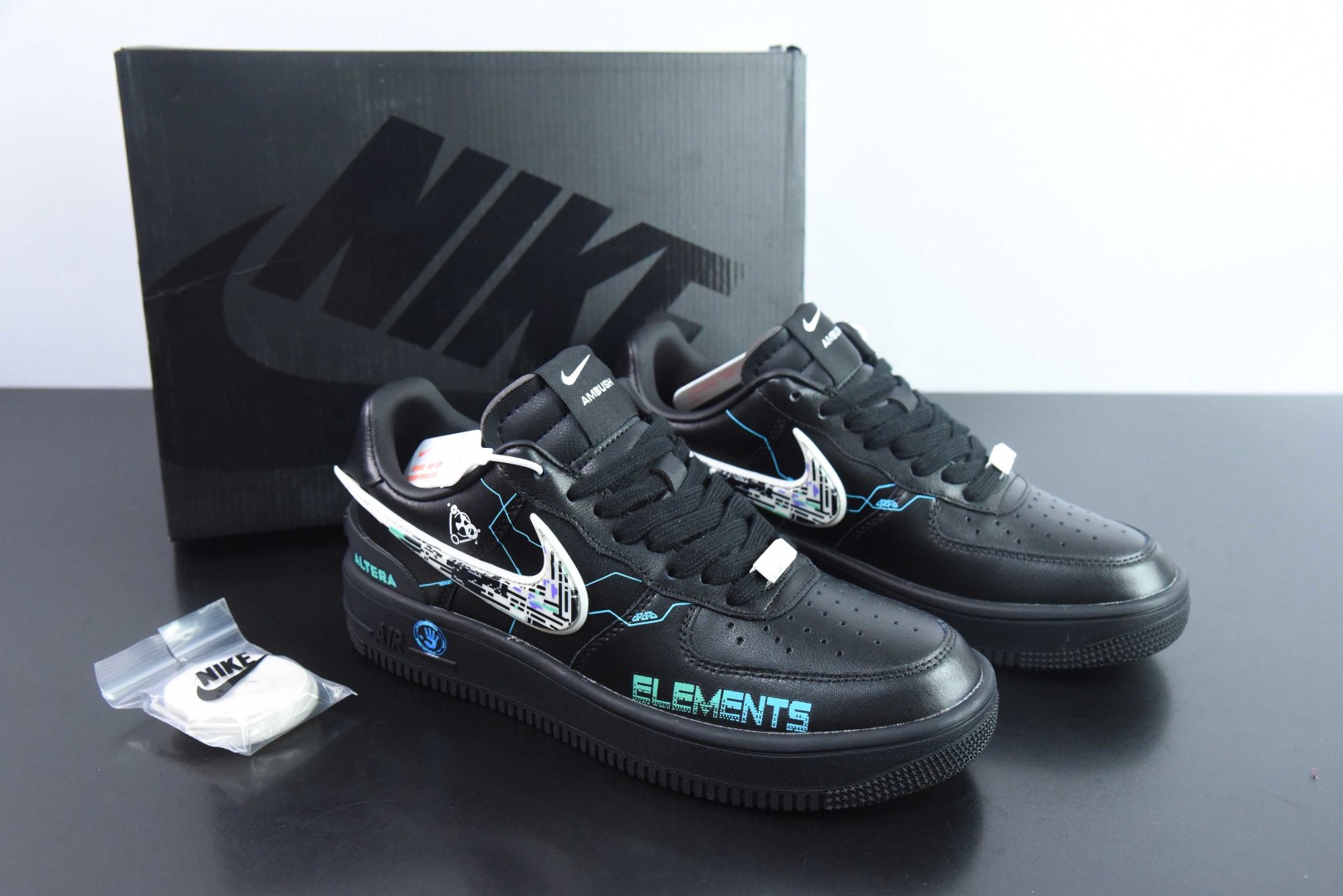 耐克Nike Air Force 1´07 Low 联名款赛博朋克风系列“电子故障”空军一号低帮休闲运动板鞋纯原版本 货号：DV3464-011