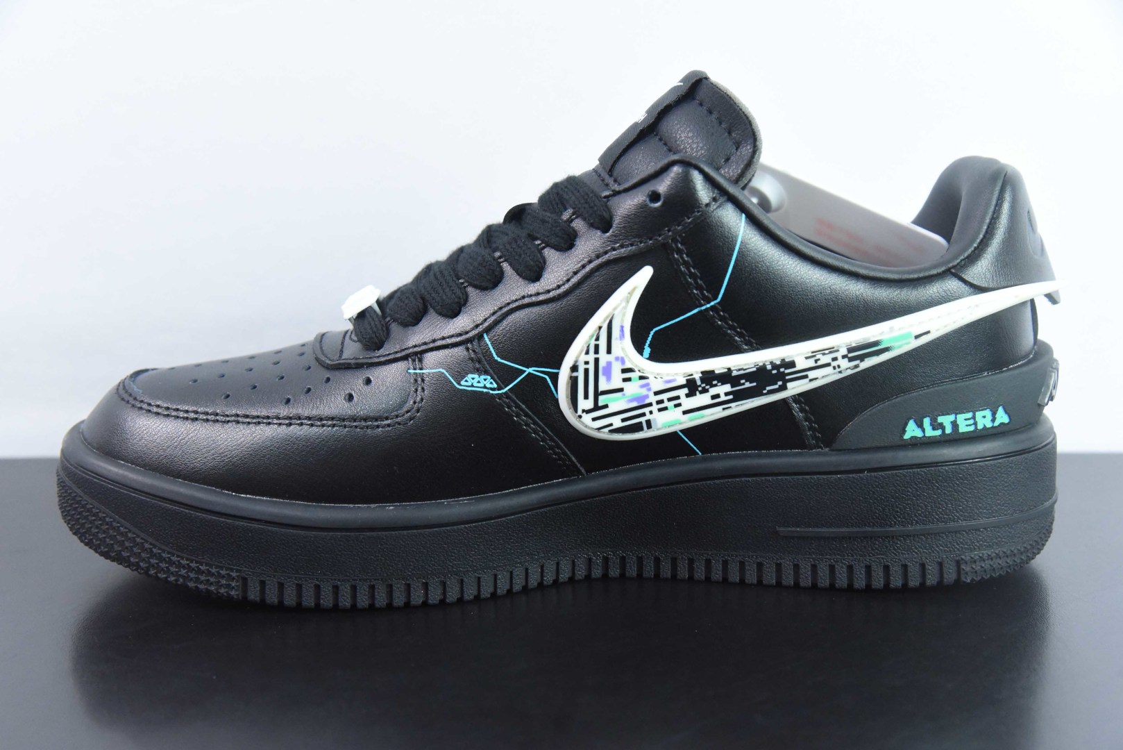 耐克Nike Air Force 1´07 Low 联名款赛博朋克风系列“电子故障”空军一号低帮休闲运动板鞋纯原版本 货号：DV3464-011