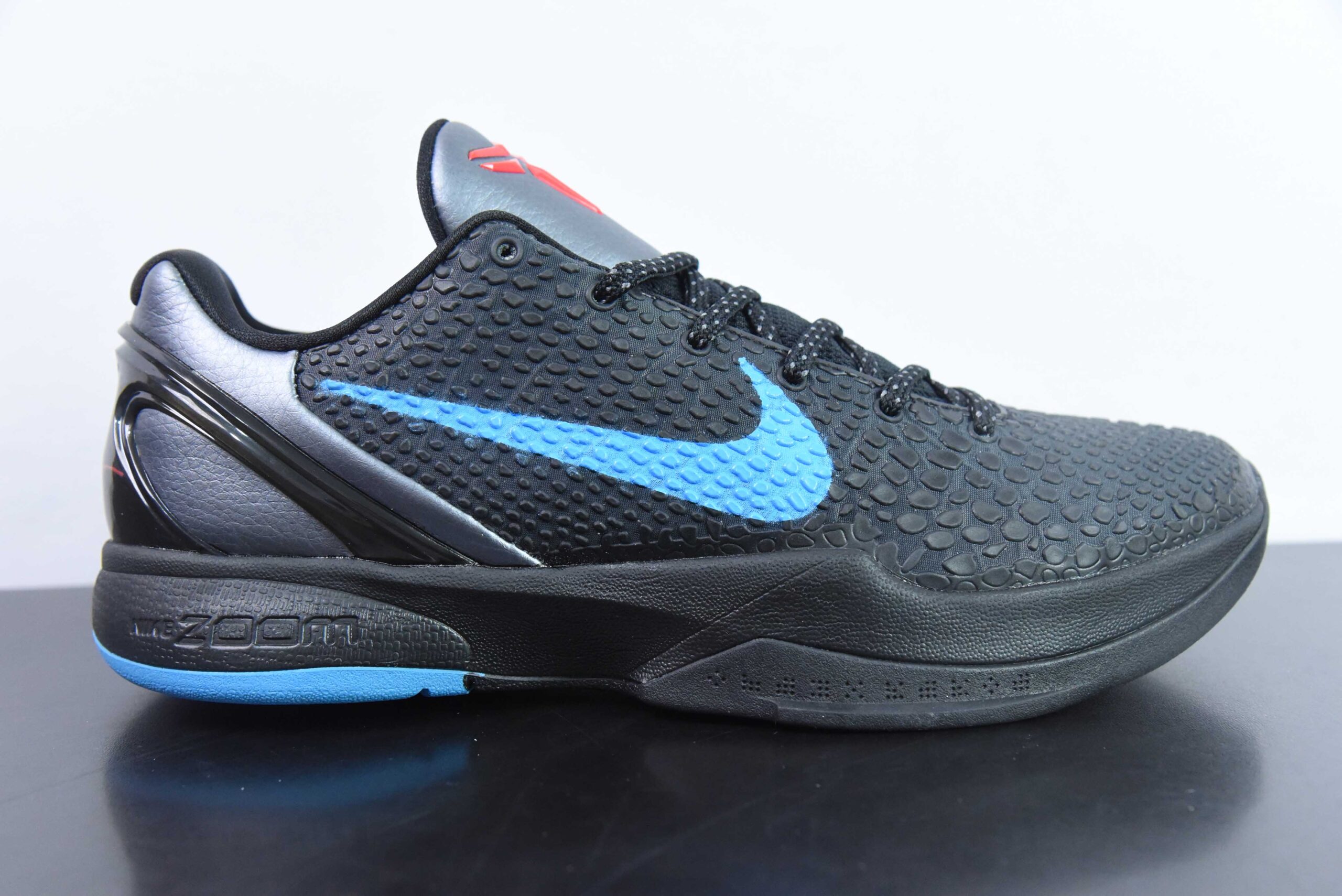 科比 KOBE Nike Zoom Kobe 6 X 'Dark Knight' 科比6代黑暗骑士黑蓝低帮实战篮球鞋纯原版本 货号：436311-008 