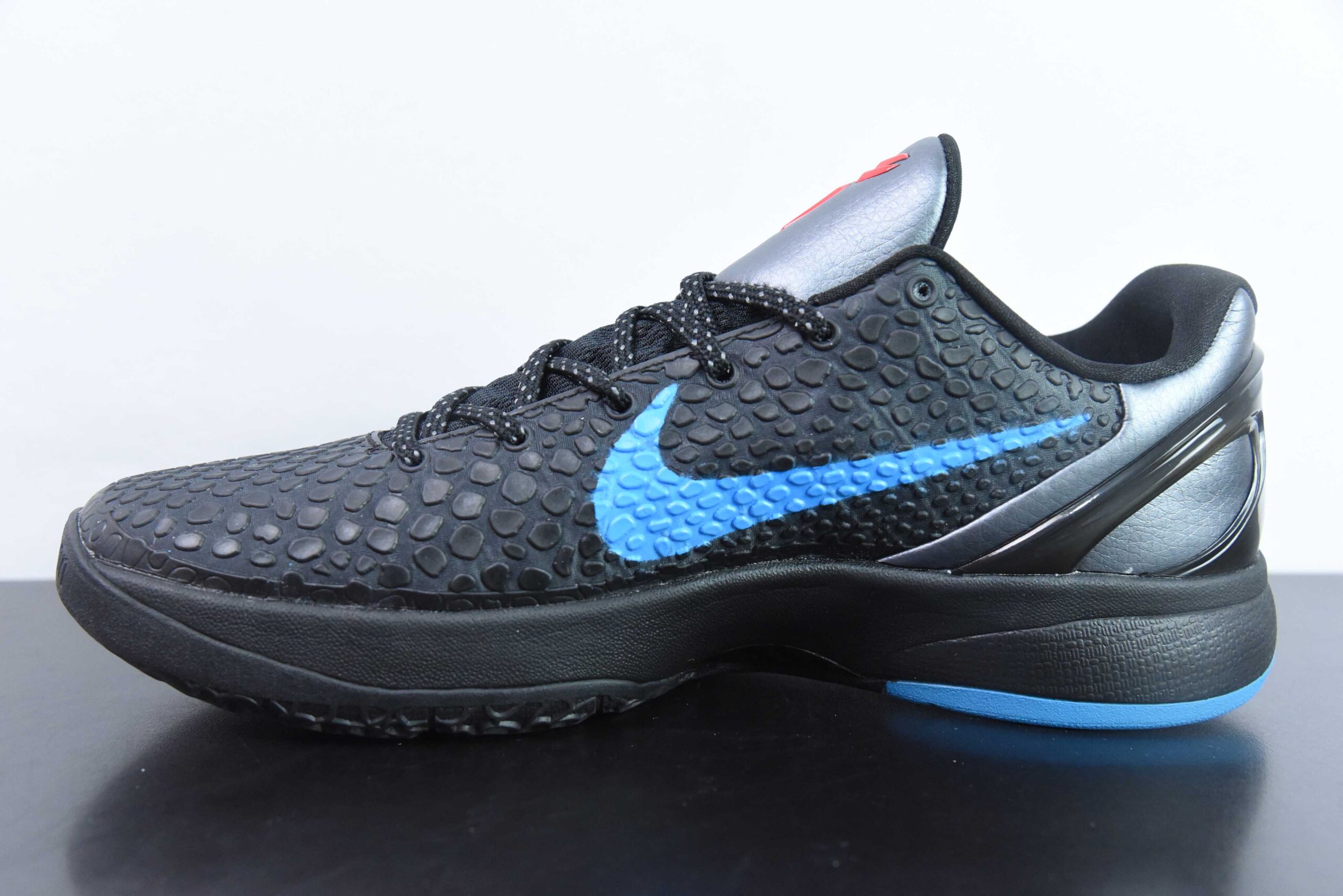 科比 KOBE Nike Zoom Kobe 6 X 'Dark Knight' 科比6代黑暗骑士黑蓝低帮实战篮球鞋纯原版本 货号：436311-008 