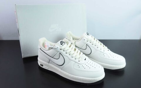 耐克Nike Air Force 1 Low '07 白黑低帮空军一号休闲板鞋纯原版本 货号：DZ2799-121