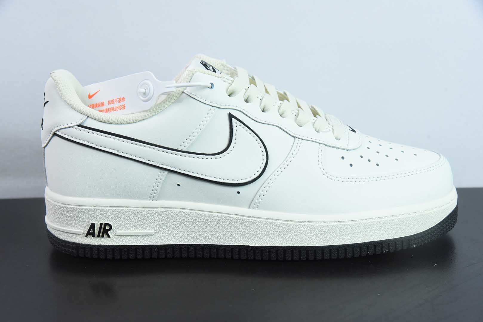 耐克Nike Air Force 1 Low '07 白黑低帮空军一号休闲板鞋纯原版本 货号：DZ2799-121