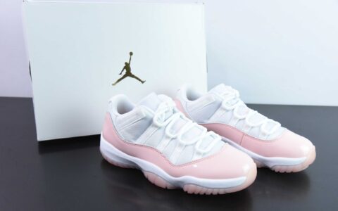 乔丹Wmns Air Jordan 11 Retro LowLegend PinkAJ11漆皮传奇粉白低帮篮球鞋纯原版本 货号：AH7860-160