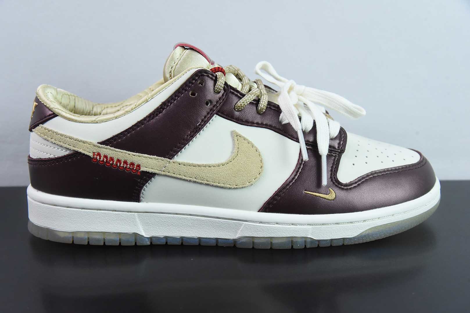 耐克Nike Dunk Low “ Year of the Snake” 蛇年限定白金红白小勾SB休闲低帮板鞋纯原版本 货号：HV5991-171 