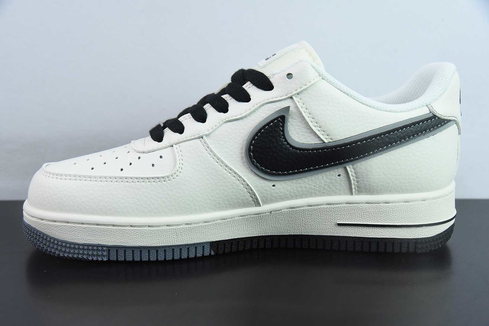 耐克Nike Air Force 1'07 Low Supreme联名双拼米白空军一号低帮休闲板鞋纯原版本 货号：XZ6188-362 