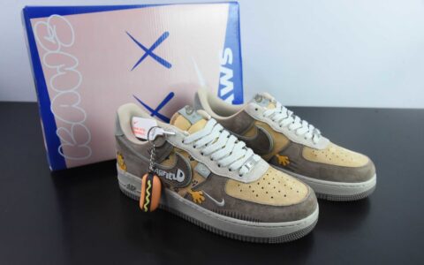 耐克Nike Air Force 1 “Garfield”漫画系列加菲猫空军一号低帮休闲板鞋纯原版本 货号：CD1212-333