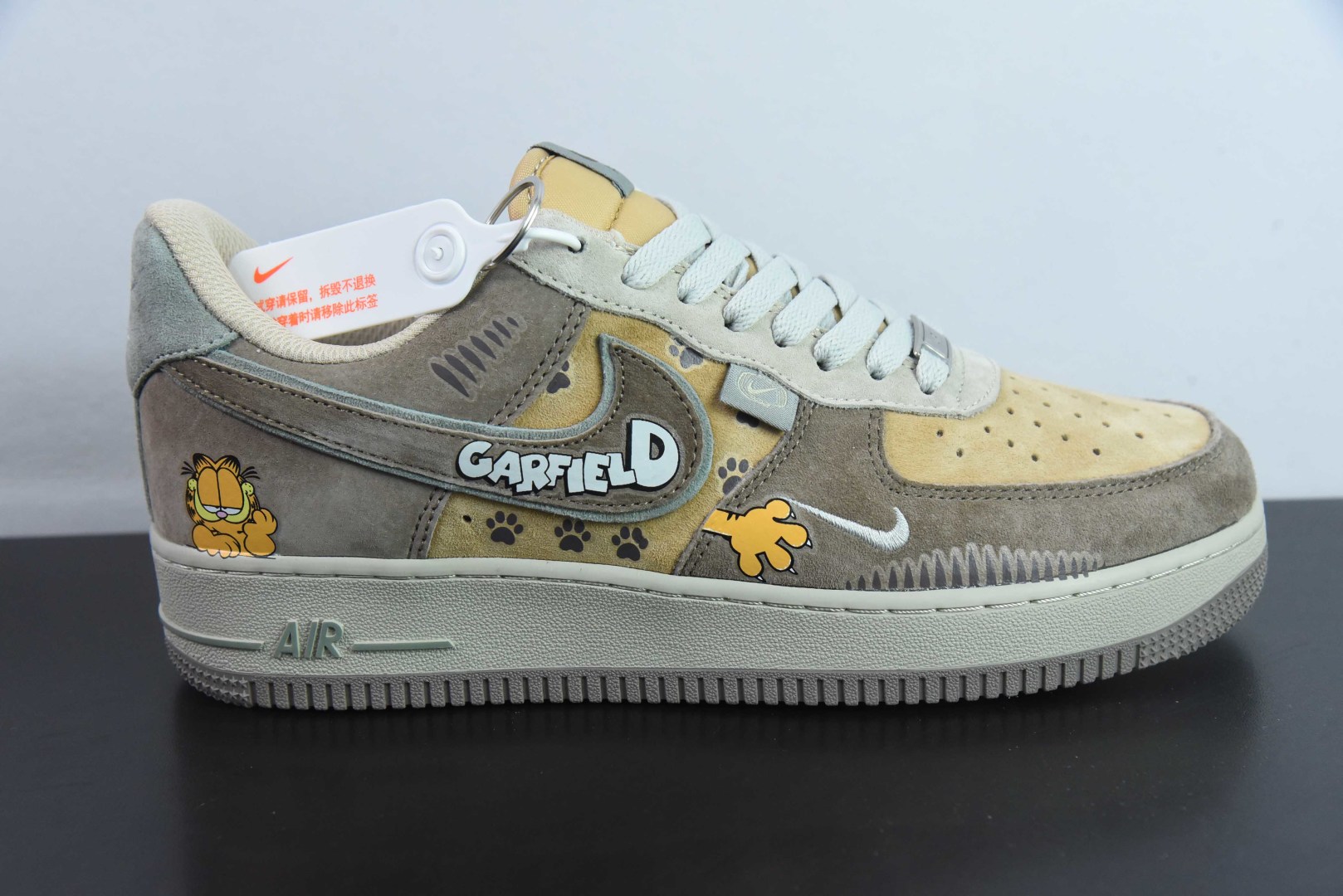 耐克Nike Air Force 1 “Garfield”漫画系列加菲猫空军一号低帮休闲板鞋纯原版本 货号：CD1212-333 